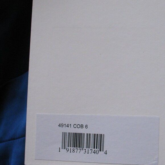 NWT Mac Duggal HIGH LOW ONE SHOULDER FLOWY GOWN Blue Size 6 49141 - Picture 14 of 14